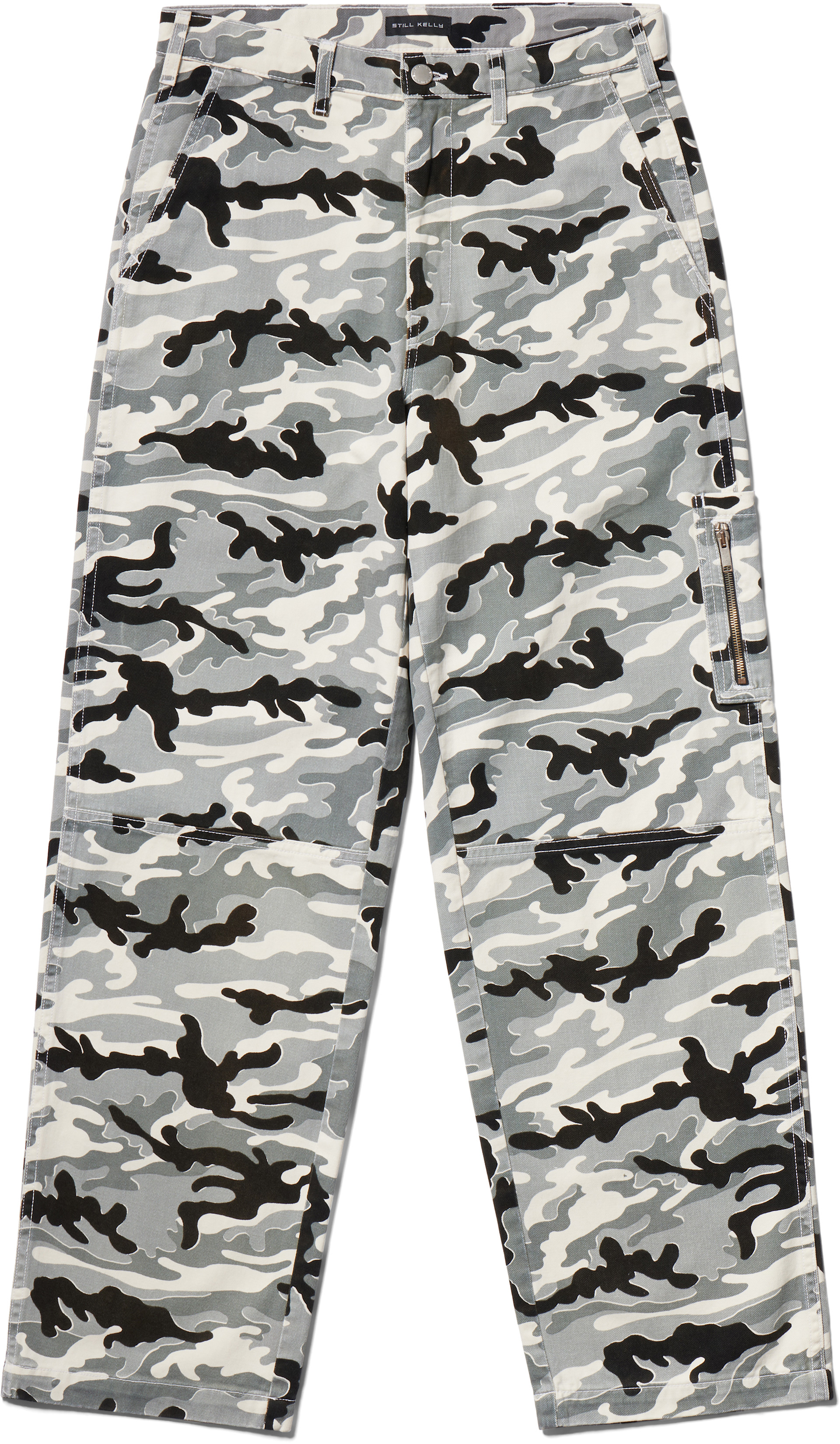 Still Kelly - Gray Camo Jeans