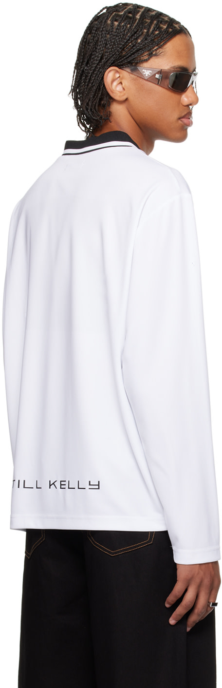 Still Kelly - Pull de sport molletonné 'Stop the Violence' blanc