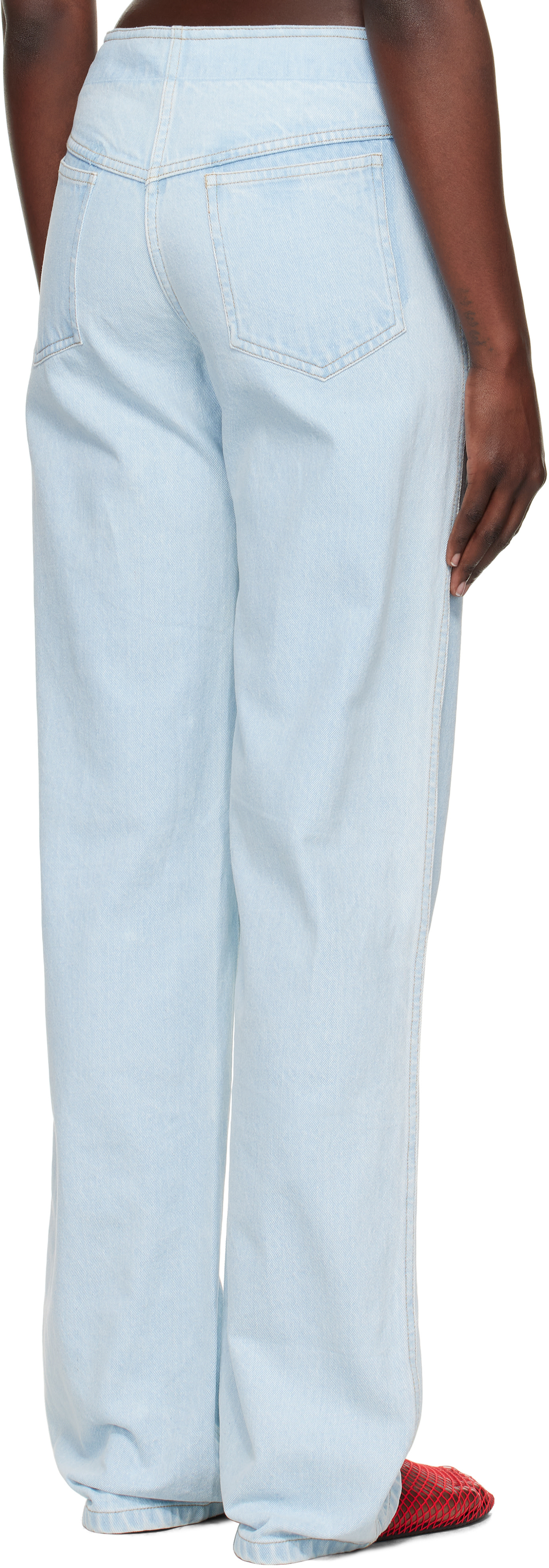 Christopher Esber - Blue Deconstruct Jeans