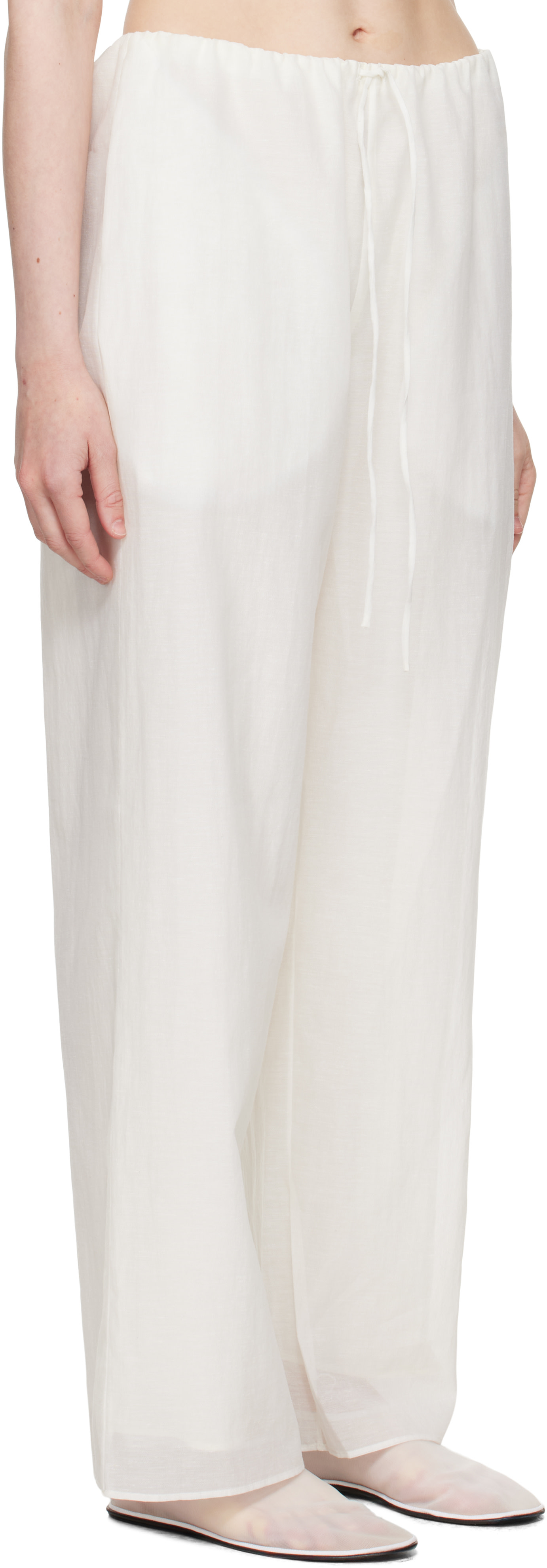 Ruohan - Pantalon Rae blanc