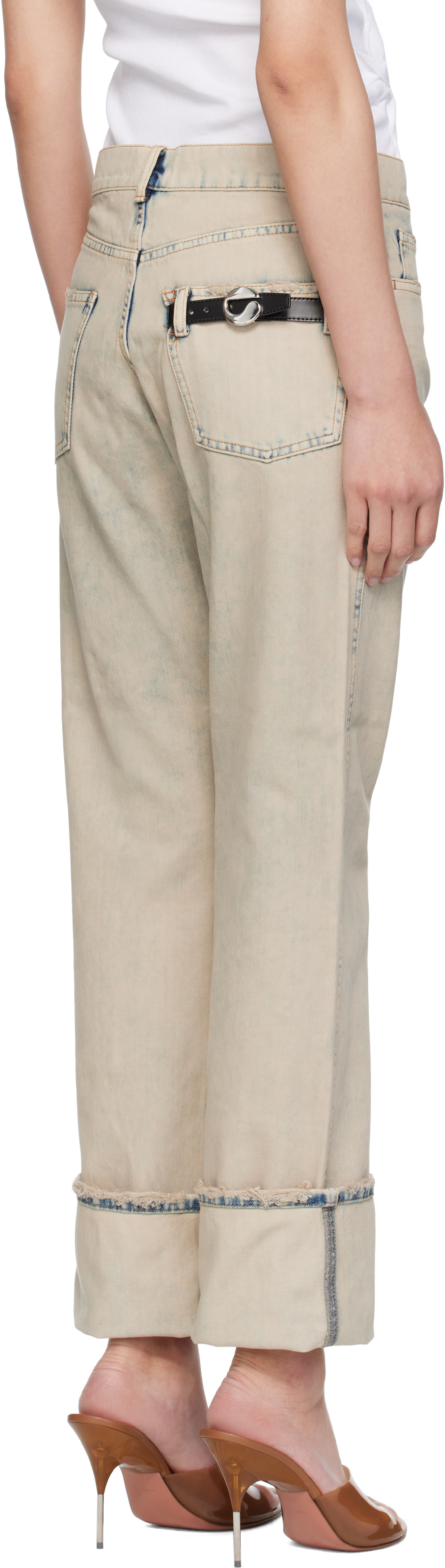 Coperni - Jean boyfriend gris