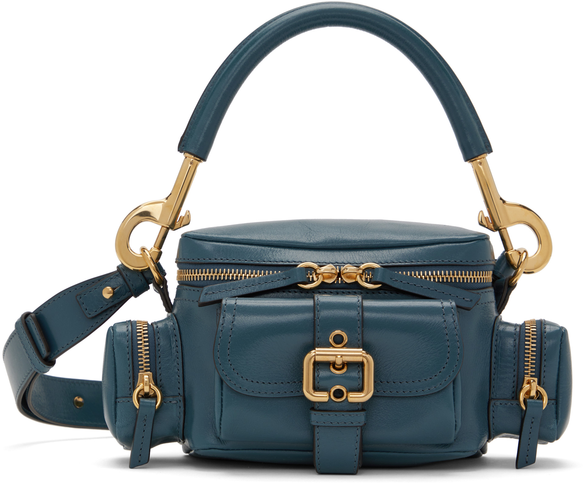 Chloé - Petit sac caméra bleu
