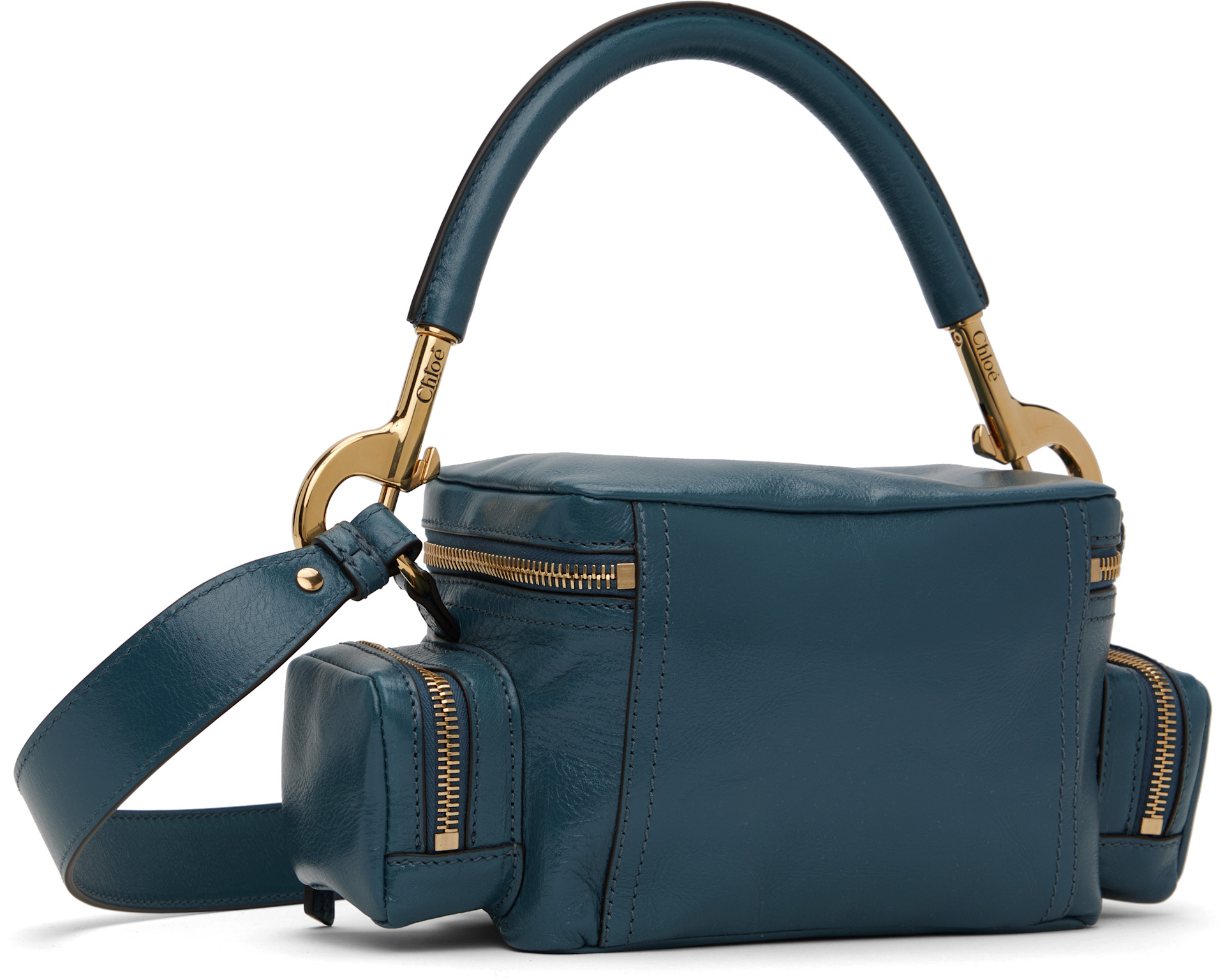 Chloé - Petit sac caméra bleu