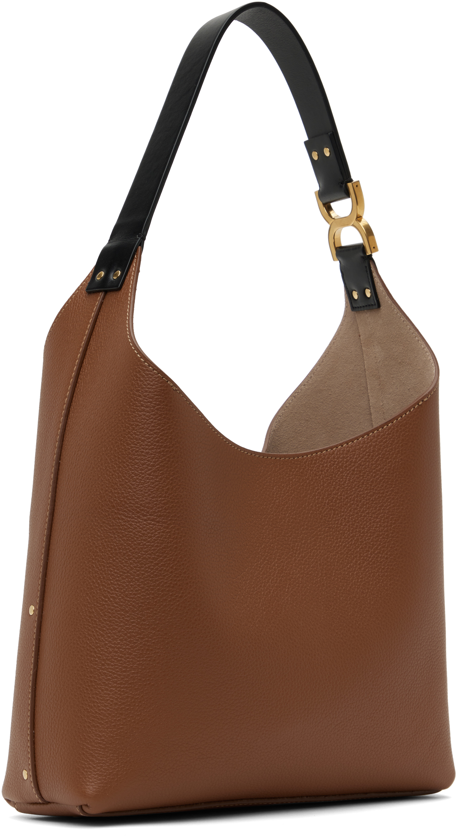 Chloé: タン スモール Marcie トートバッグ | SSENSE 日本
