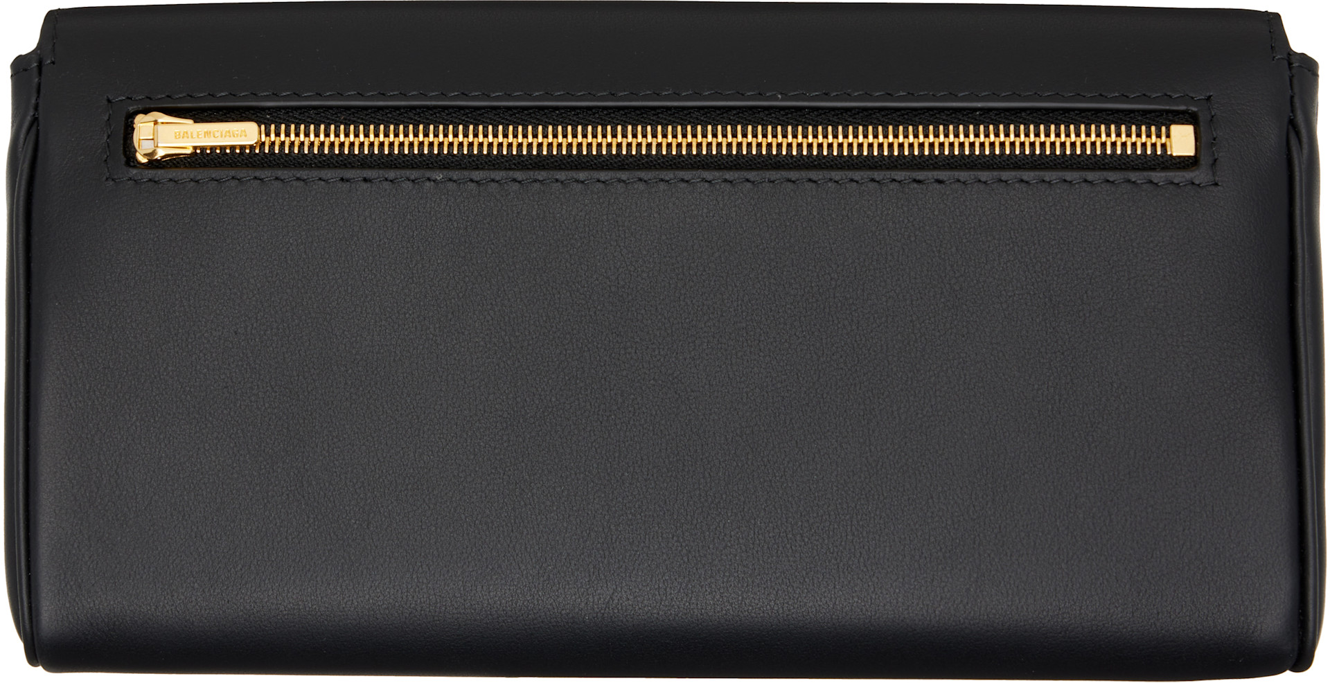 Balenciaga: Black Rodeo Continental Wallet | SSENSE