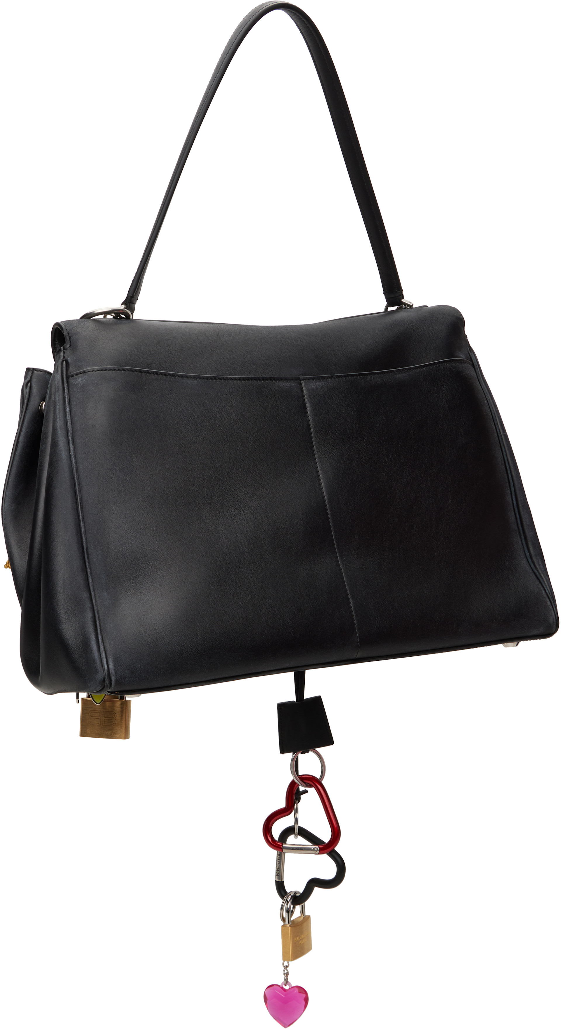 Balenciaga: ブラック ラージ Rodeo チャーム バッグ | SSENSE 日本