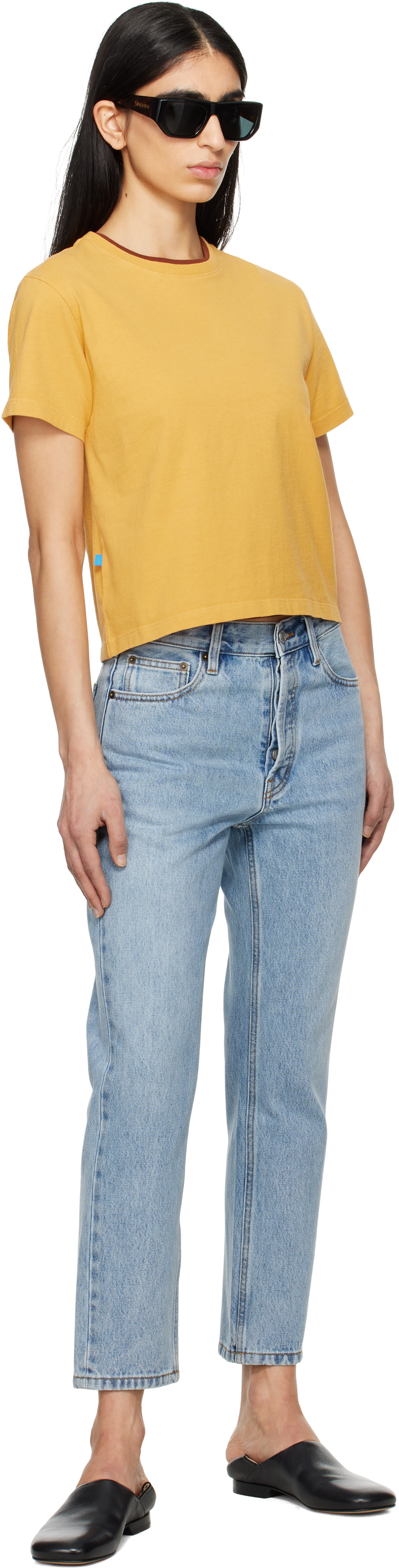 Still Here: SSENSE Exclusive Yellow 'The Shirt' T-shirt | SSENSE