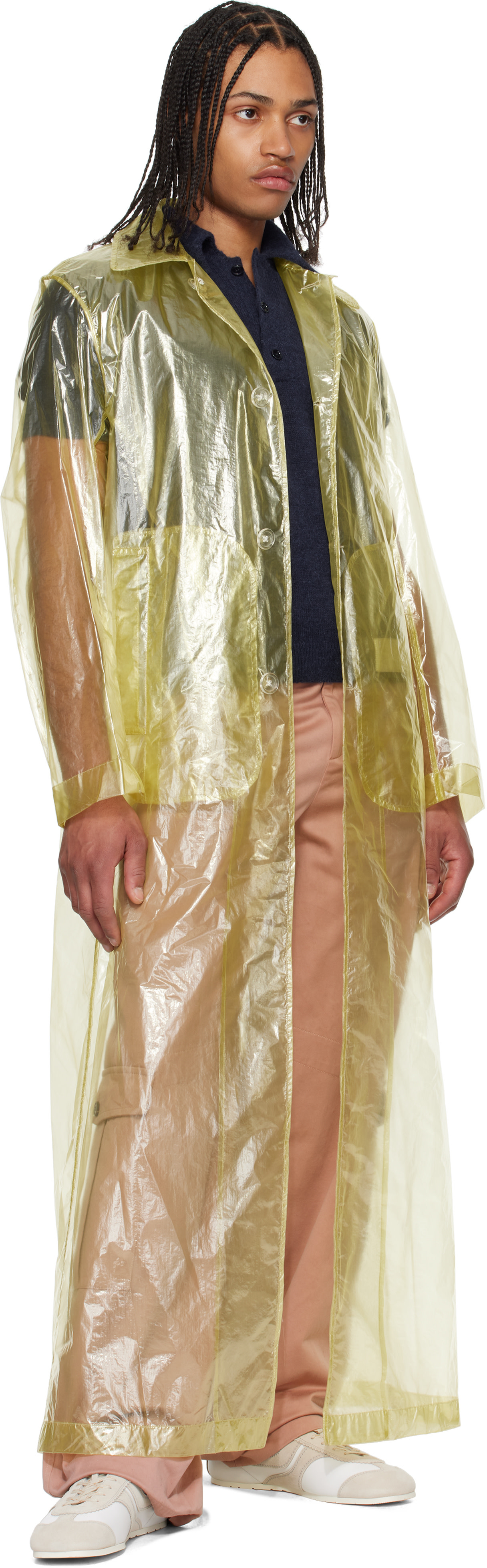 Dries Van Noten - Mackintosh décontracté vert