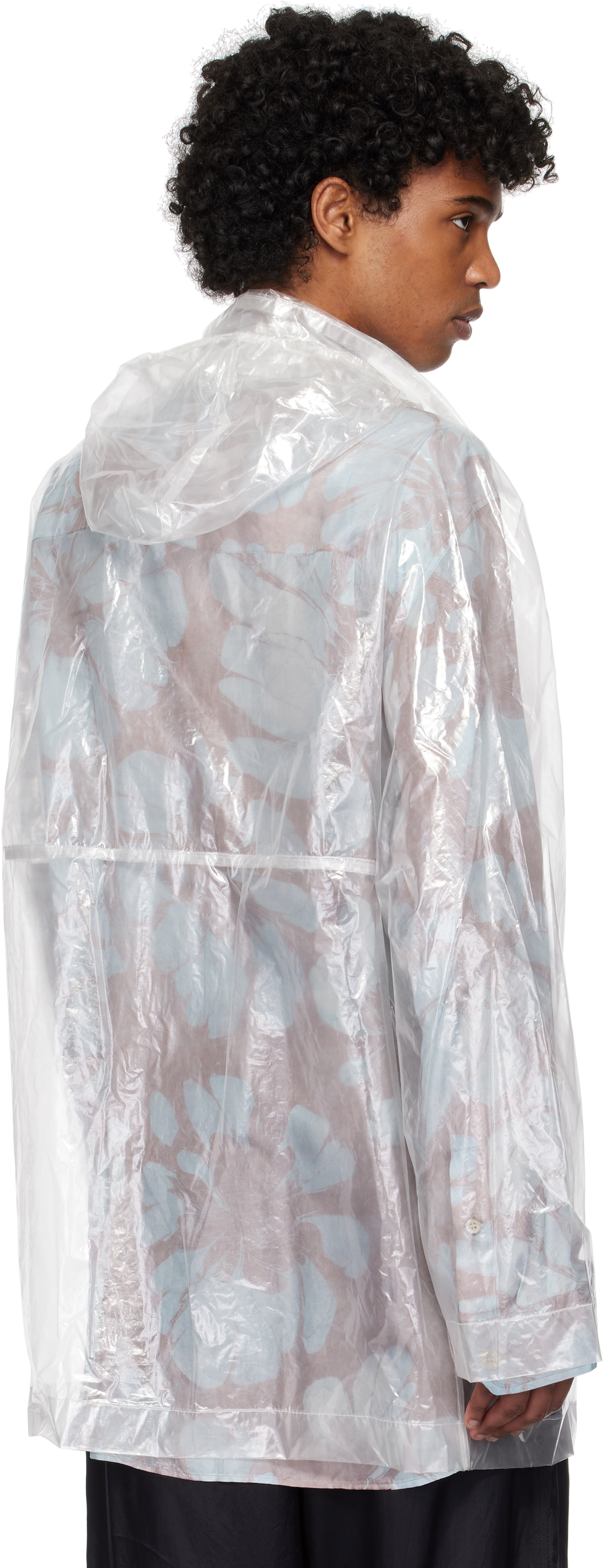 Dries Van Noten: Transparent Nylon Jacket | SSENSE