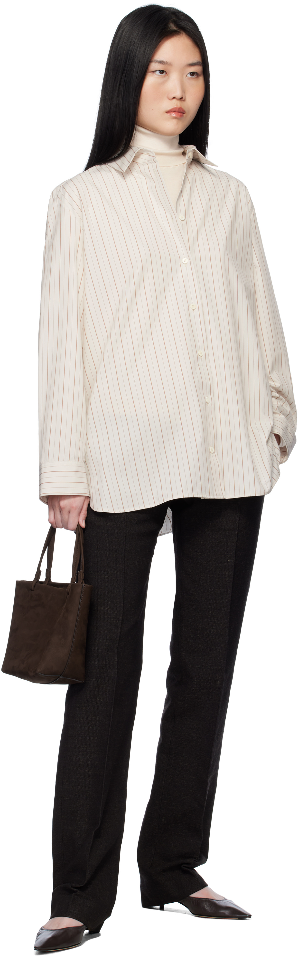 The Row: Brown Small Park Tote | SSENSE