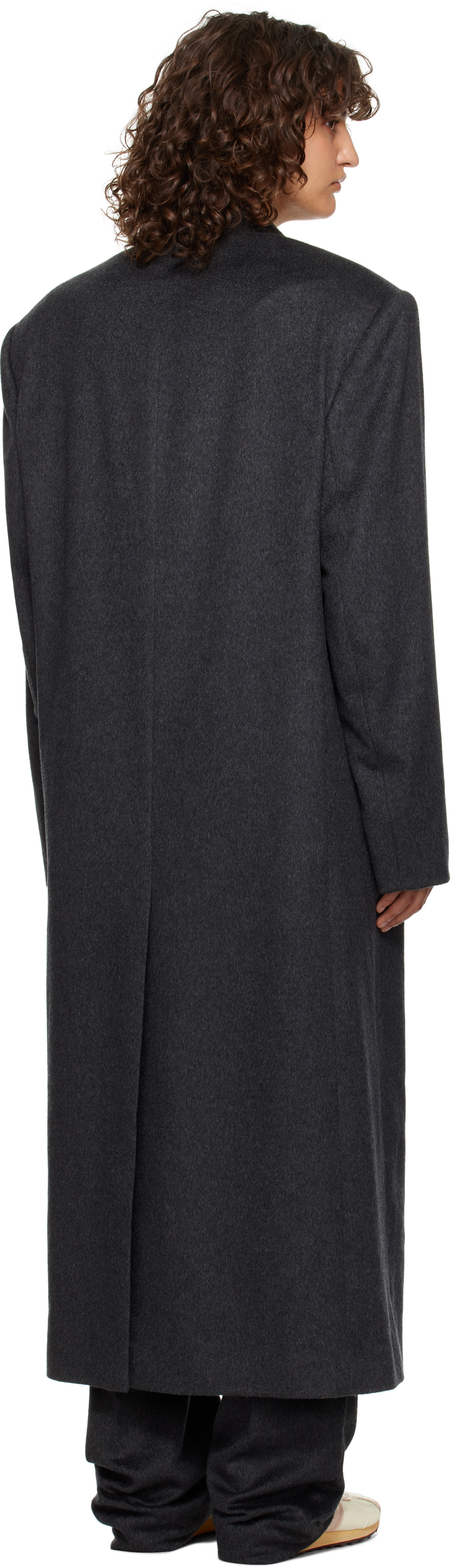 The Row - Manteau Harisi gris