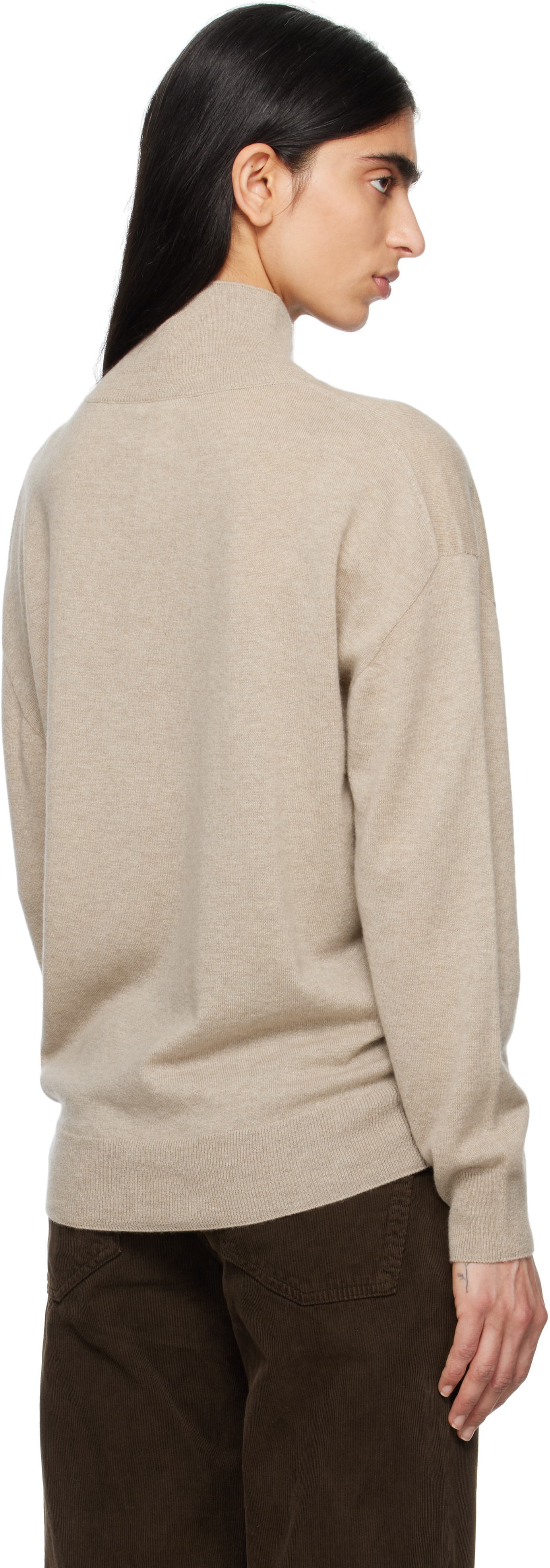 The Row - Col roulé Jabari beige