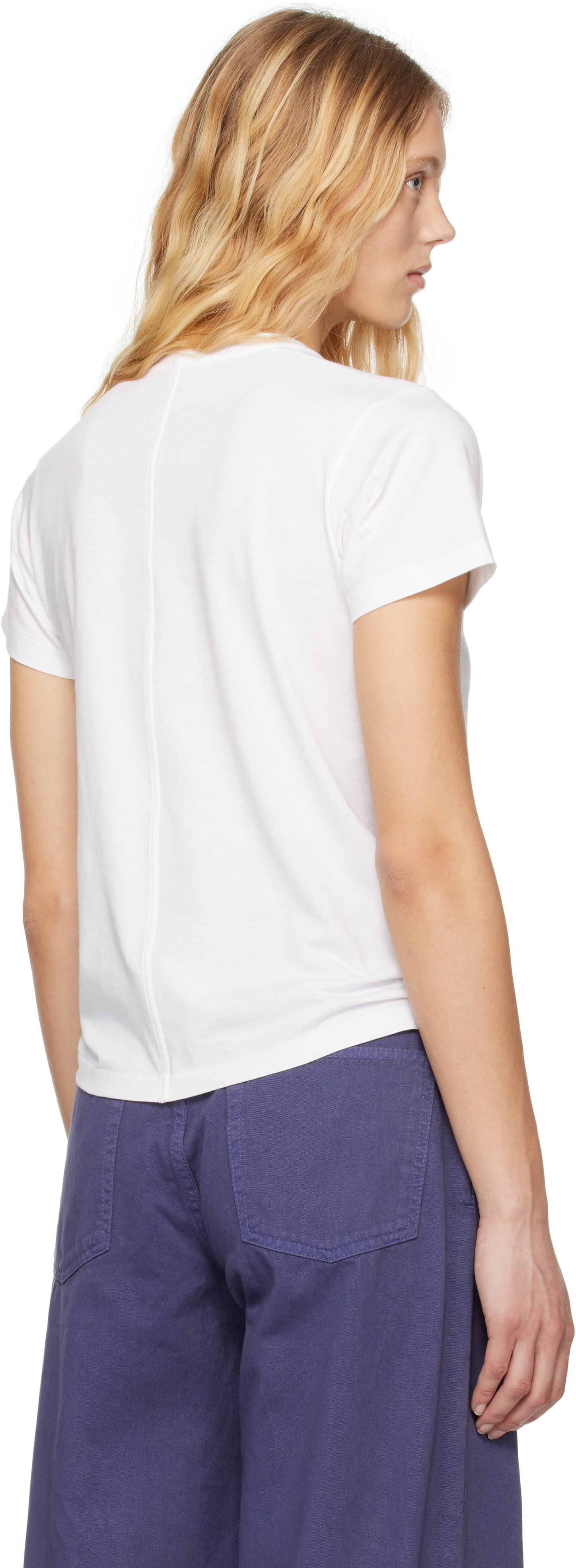 The Row - T-shirt Florie blanc