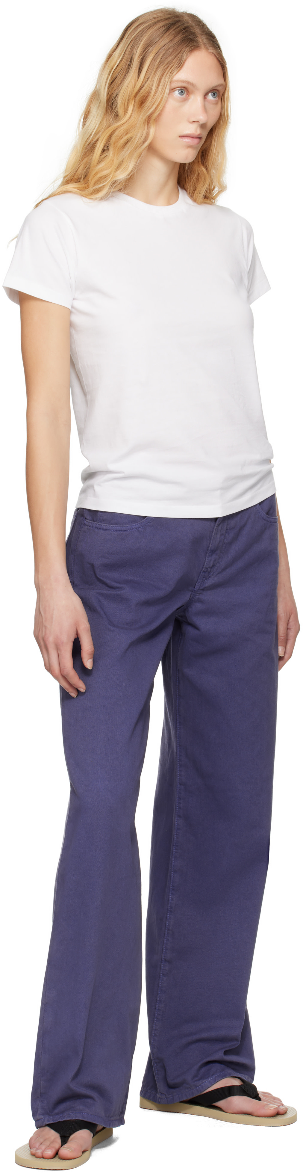 The Row - T-shirt Florie blanc