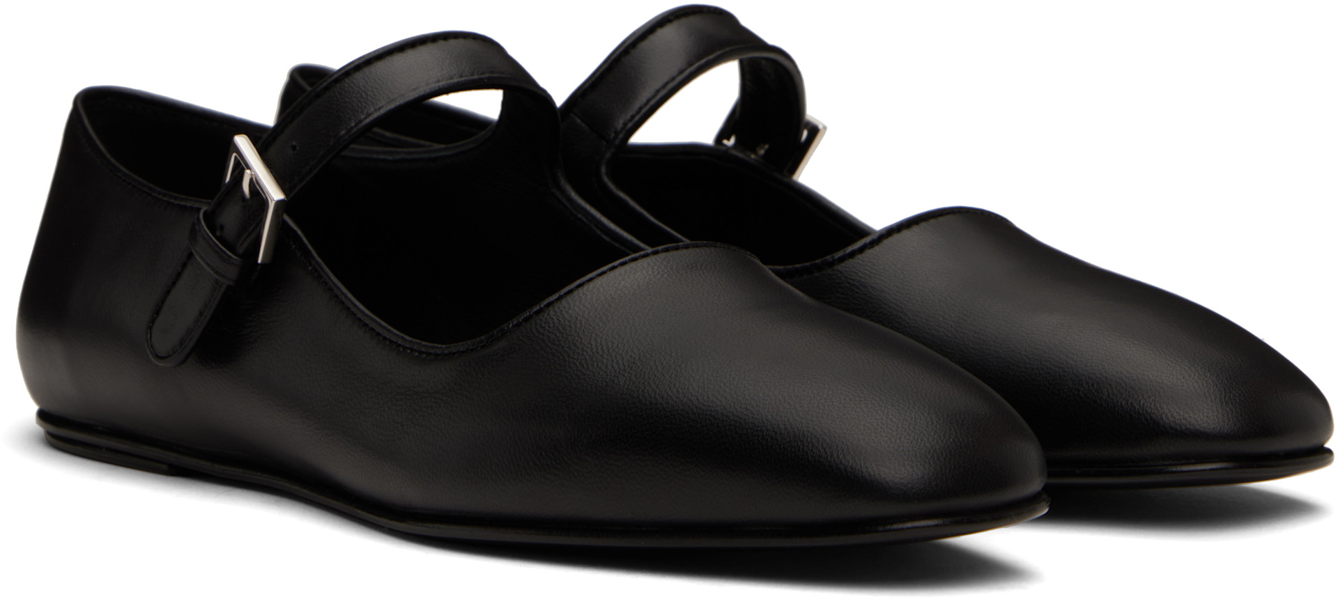 The Row - Ballerines Ava noires