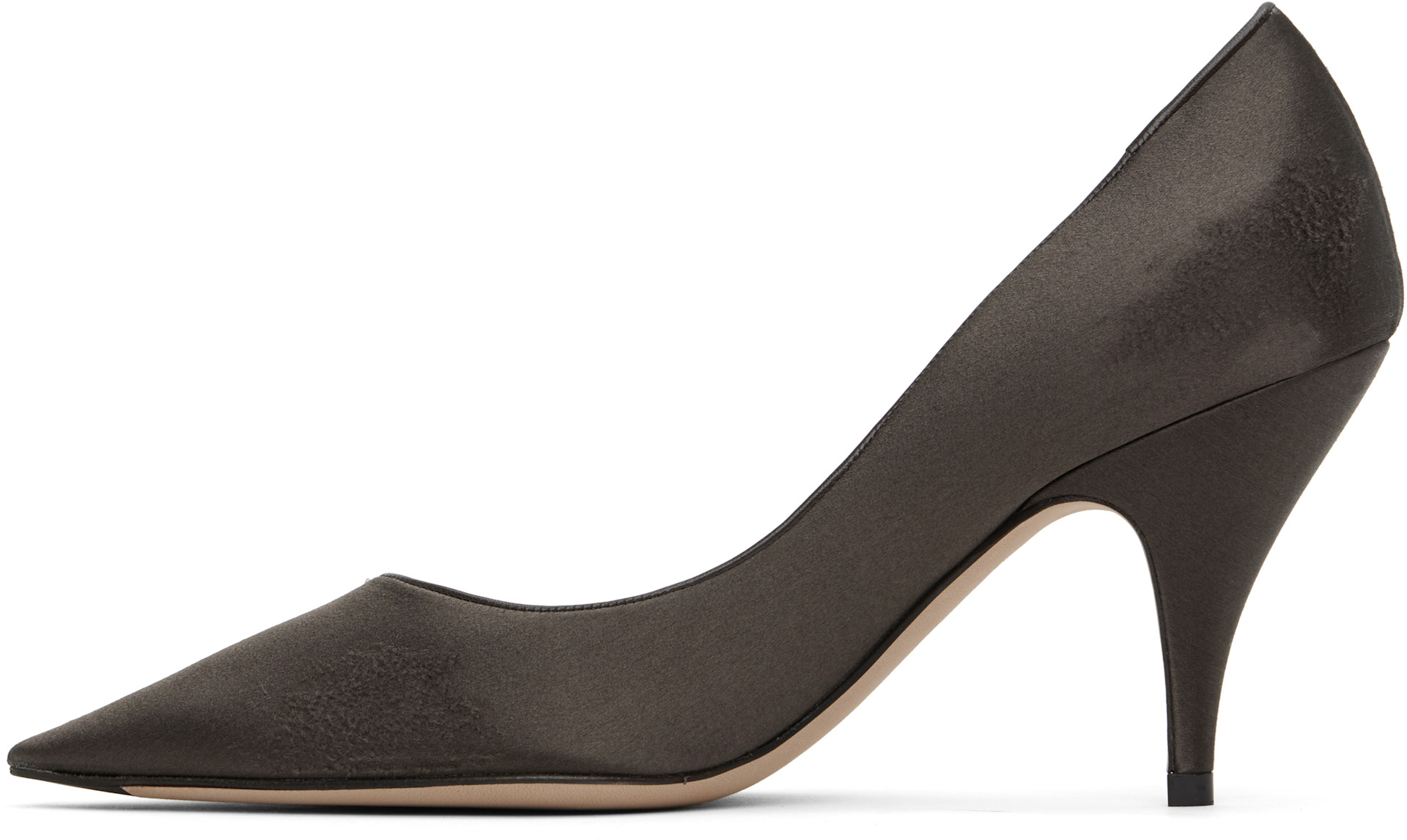 The Row: Brown Liisa Heels | SSENSE