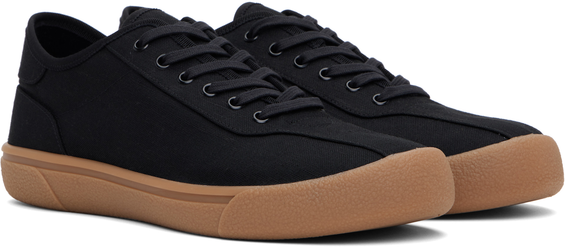 The Row - Baskets noires en canevas