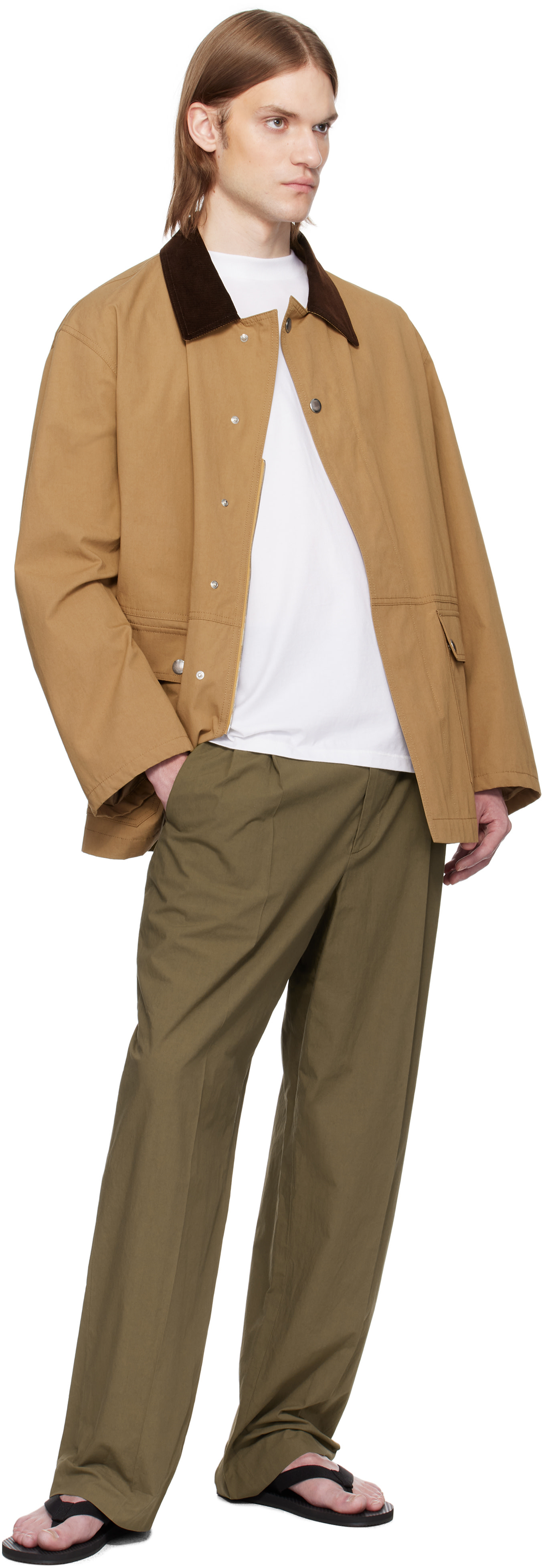 The Row - Blouson Frank brun clair