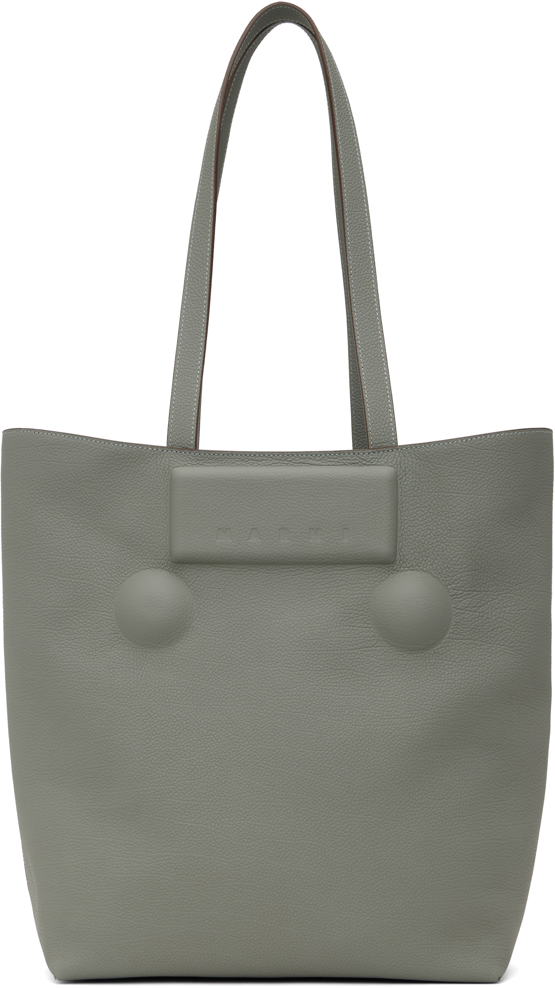Marni - Moyen cabas gris