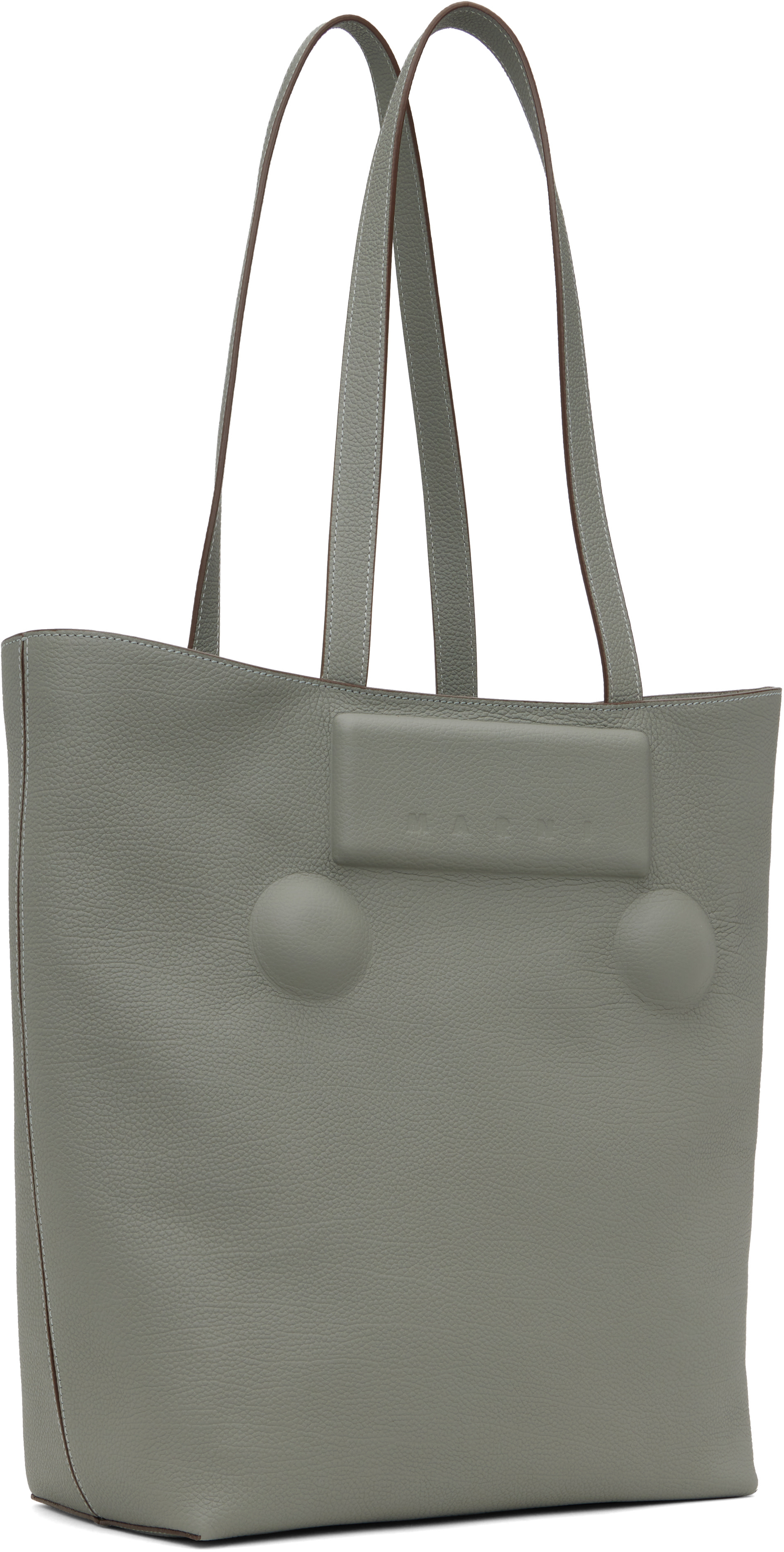 Marni - Moyen cabas gris
