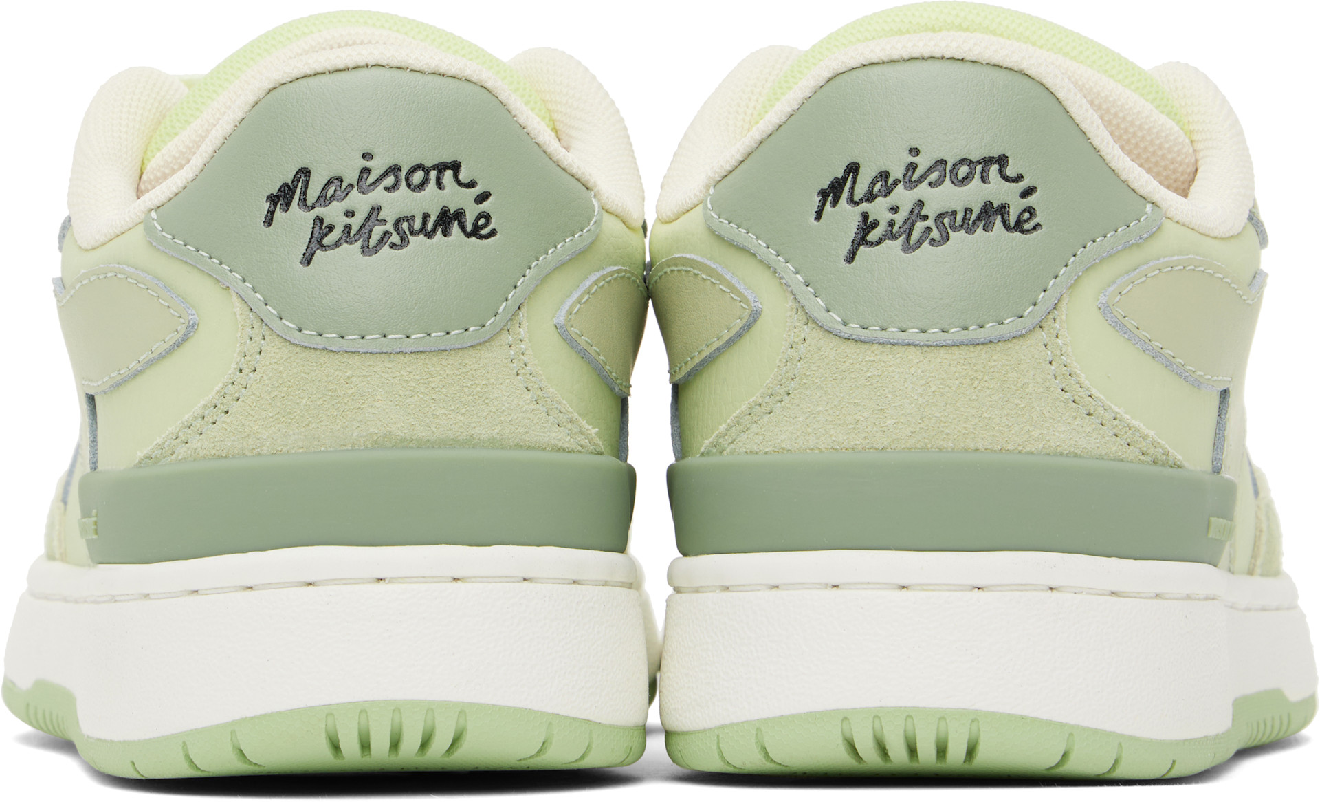 Maison Kitsuné - Baskets Chiru vertes