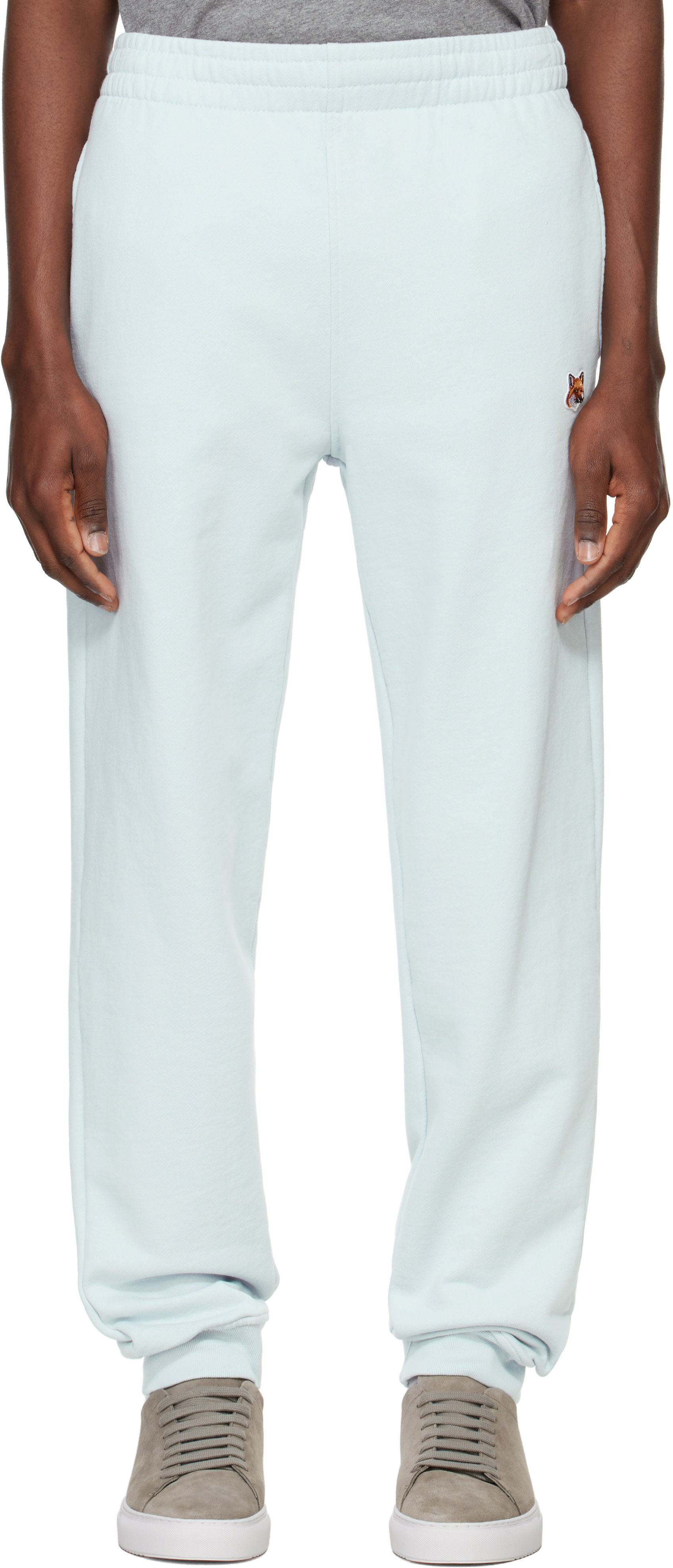 Maison Kitsuné - Blue Fox Head Patch Regular Sweatpants