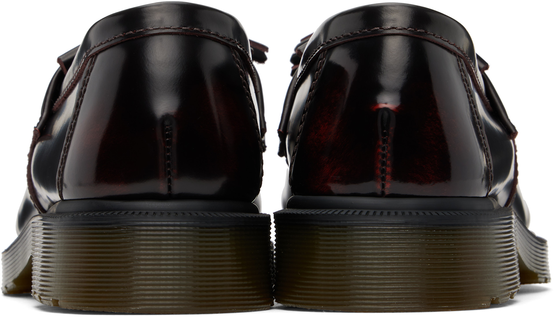 Dr. Martens: バーガンディ Adrian Arcadia レザー タッセルローファー