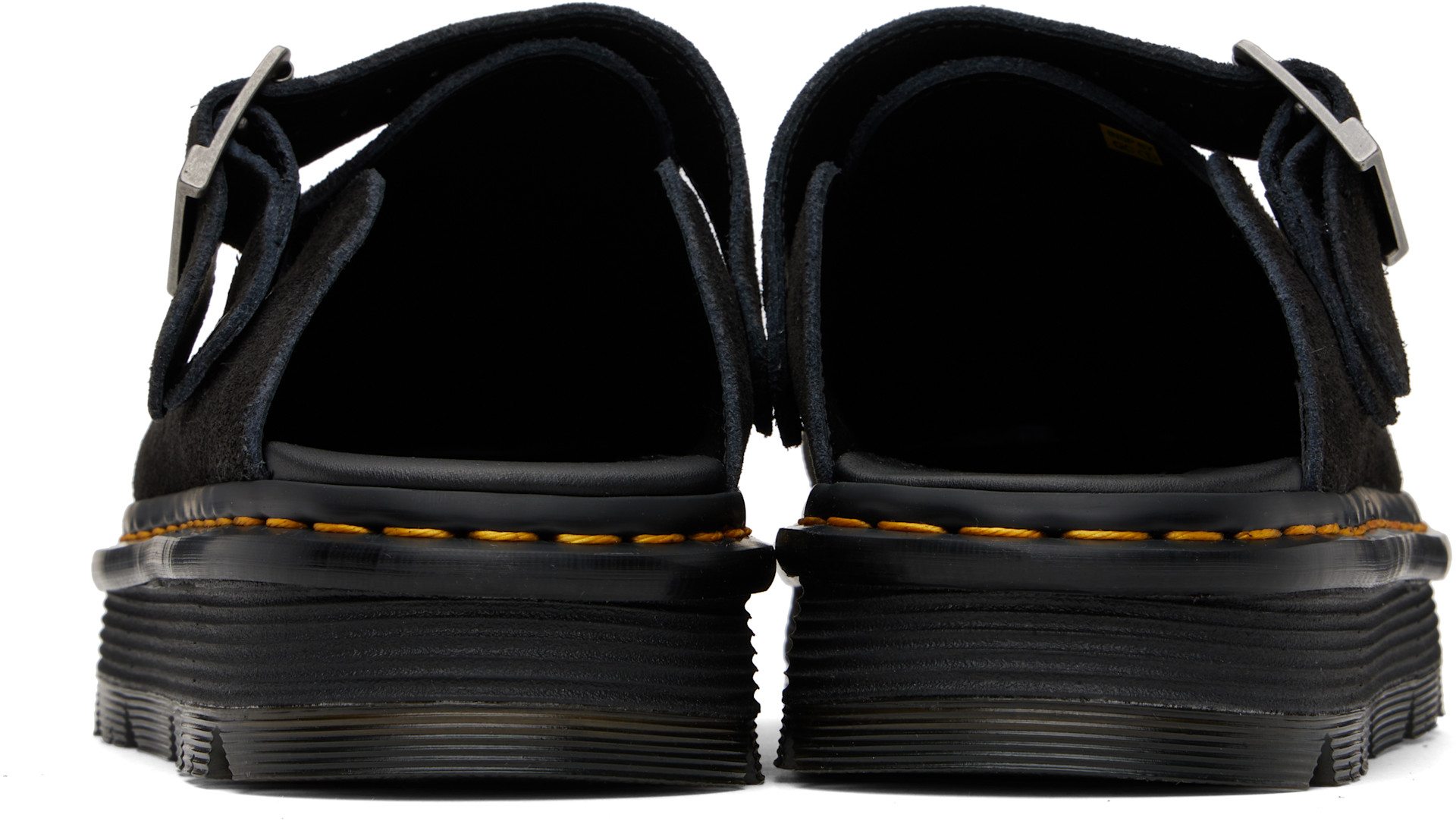 Dr. Martens: ブラック Zebzag スエード カジュアル スリングバック