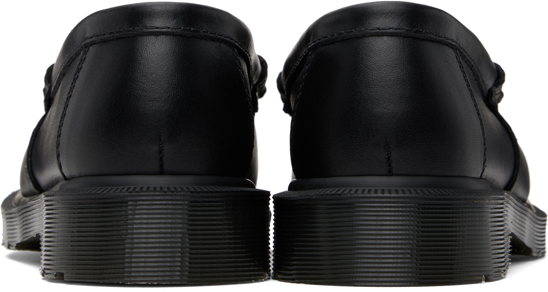 Dr. Martens: Black Penton Leather Loafers | SSENSE