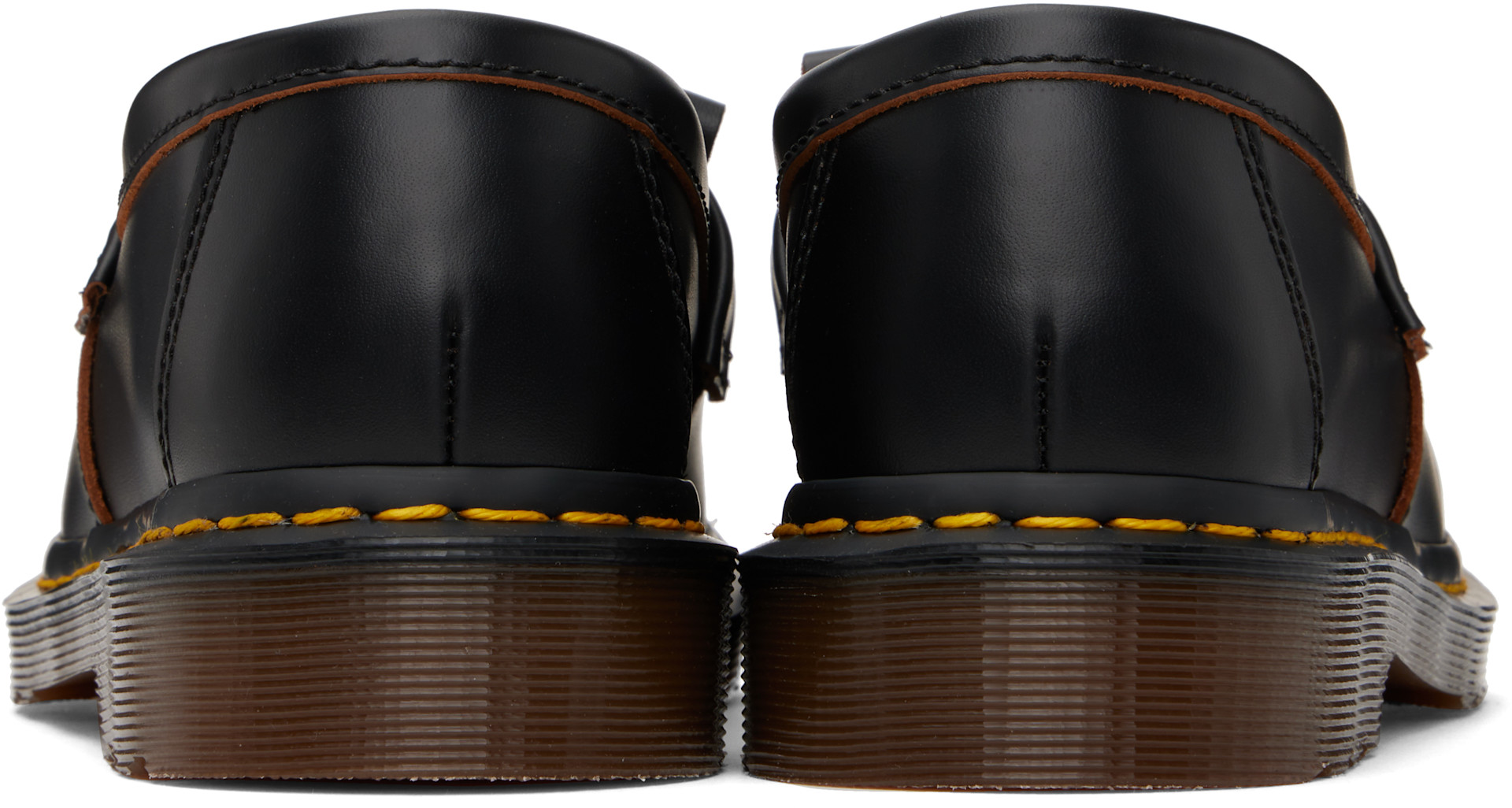 Dr. Martens: Black Adrian Made in England Quilon Leather Tassel Dr. Martens: Black Adrian Made in England Quilon Leather Tassel