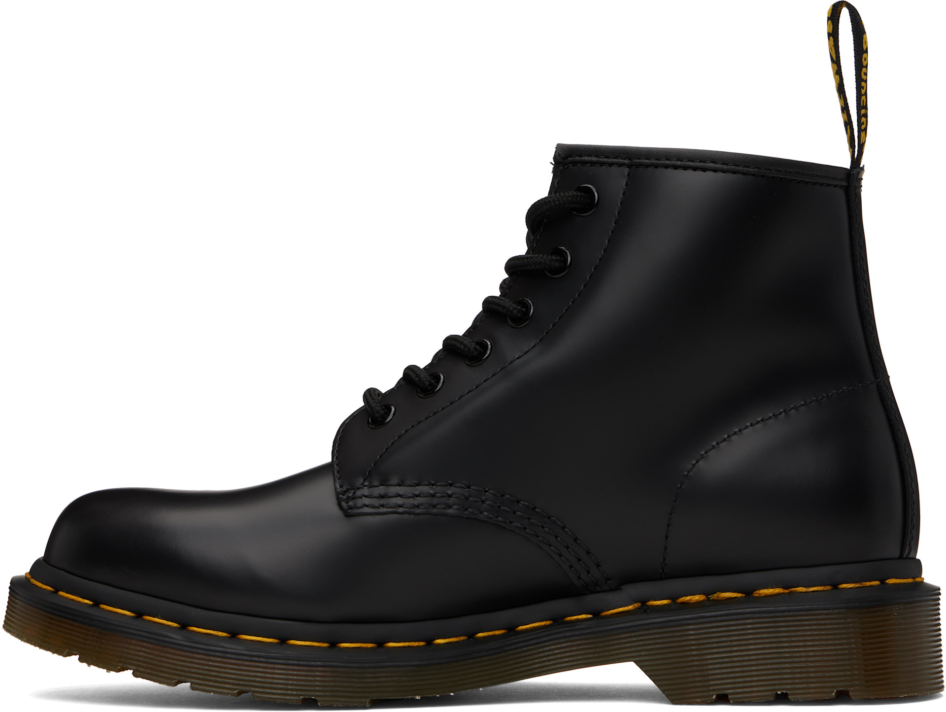 Dr. Martens エンジニアブーツ JAIMES イエローステッチ UK3 Dr. Martens: ブラック 101 イエローステッチ スムースレザー アンクル