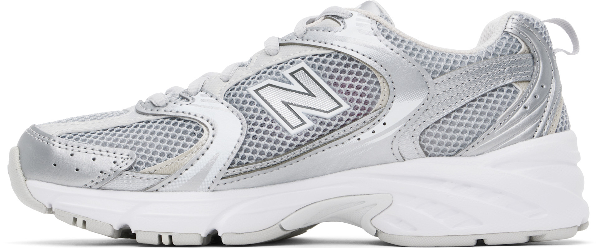 New Balance - Baskets 530 argentées
