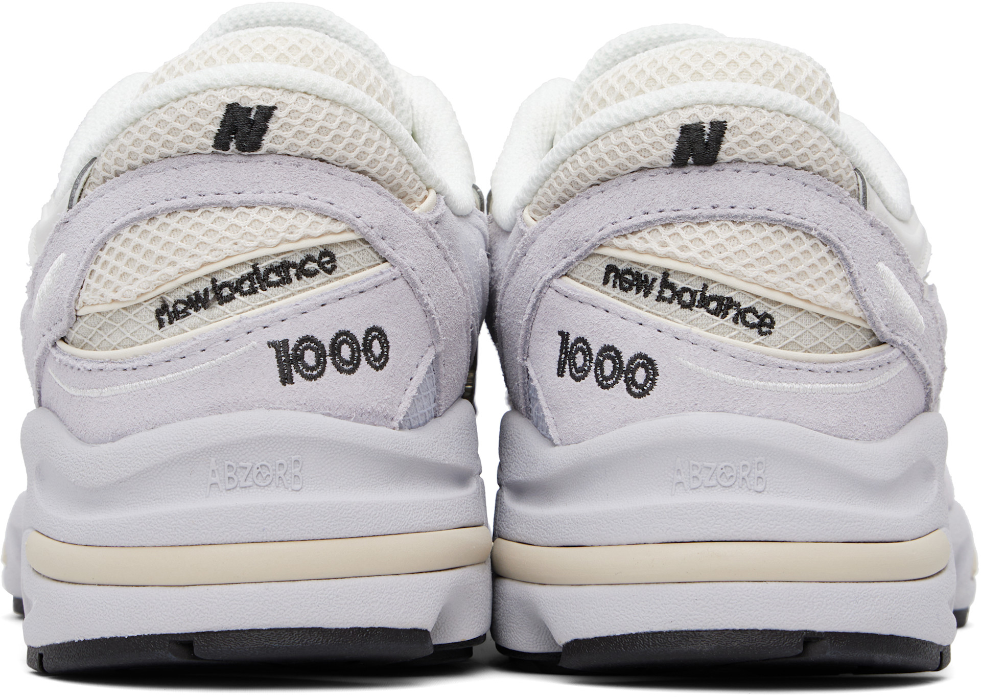 New Balance - Baskets 1000 blanc cassé et gris