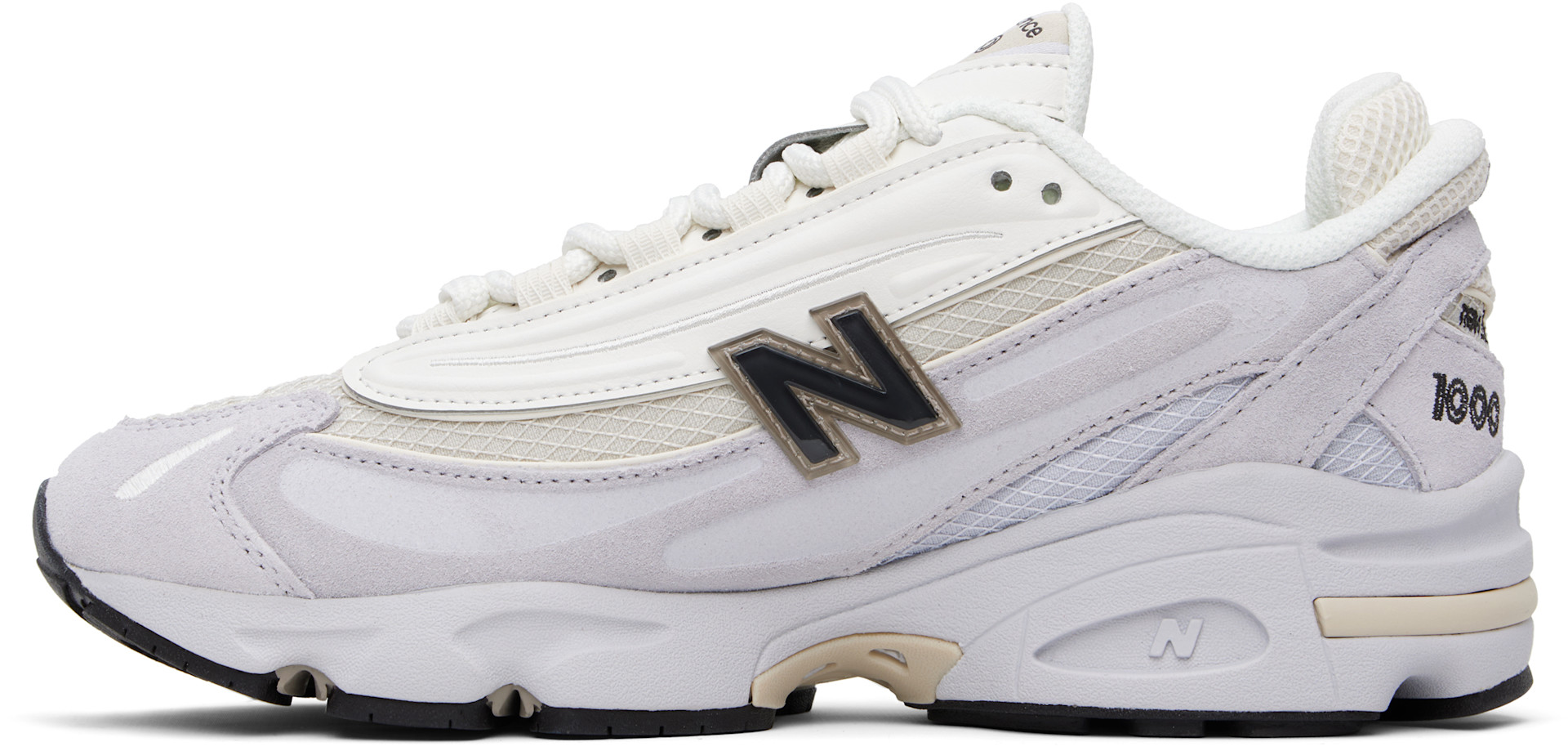 New Balance - Baskets 1000 blanc cassé et gris