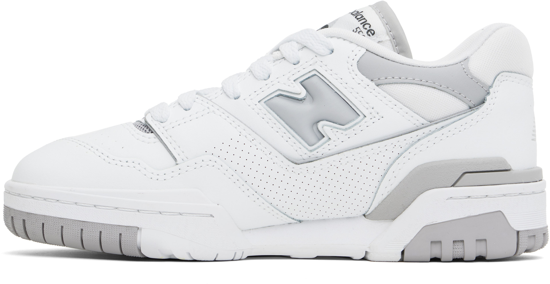 New Balance - Baskets 550 blanc et gris
