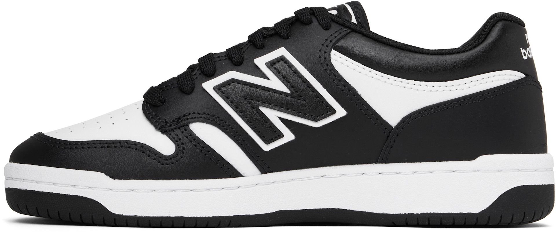 New Balance - Baskets 480 noir et blanc