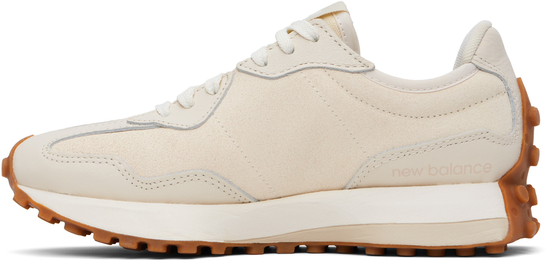 New Balance - Baskets 327 blanc cassé