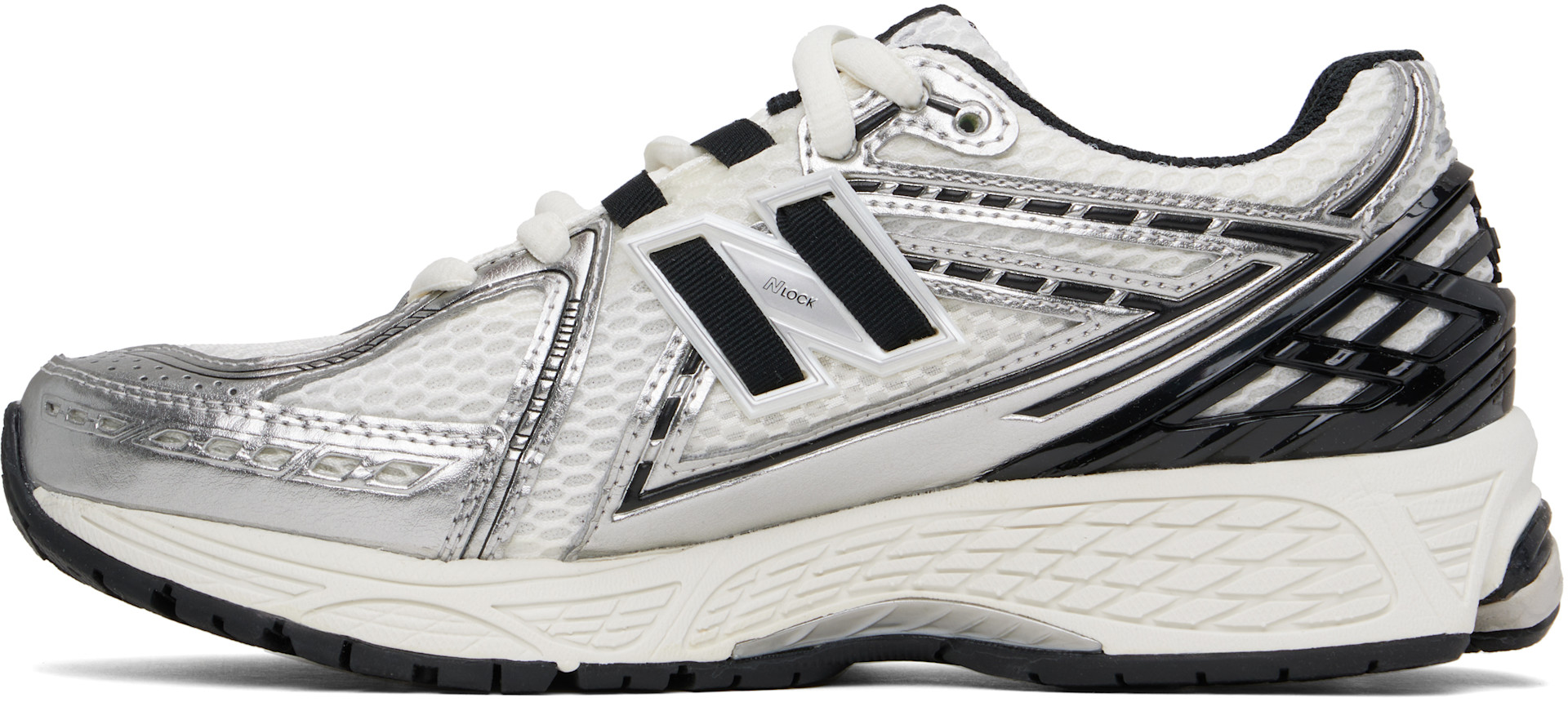 New Balance: White & Silver 1906R Sneakers | SSENSE