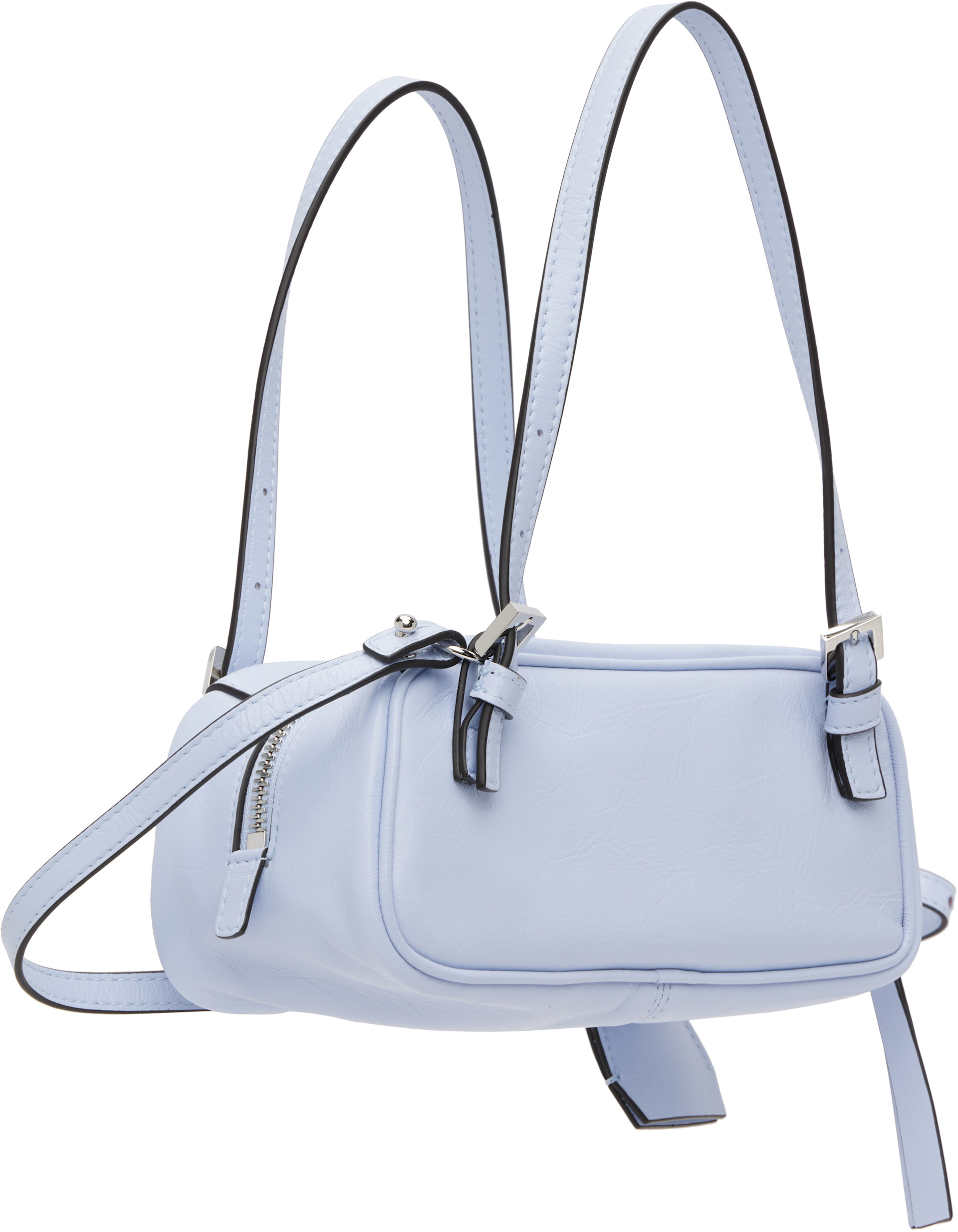 Versace - Mini sac de bowling bleu à logos