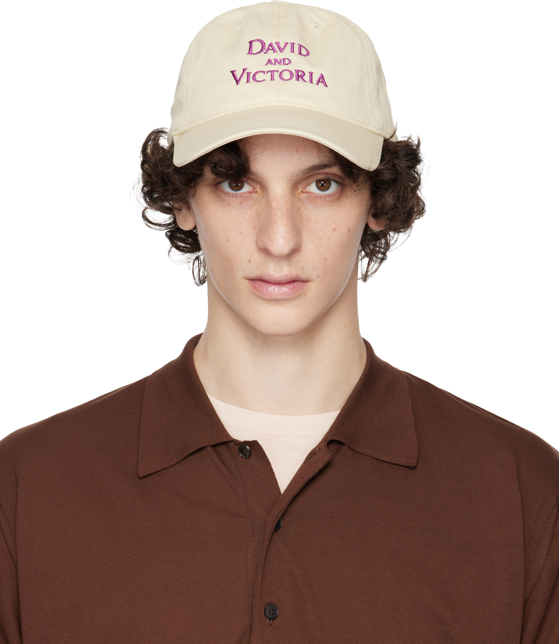 IDEA - Casquette 'David and Victoria' beige
