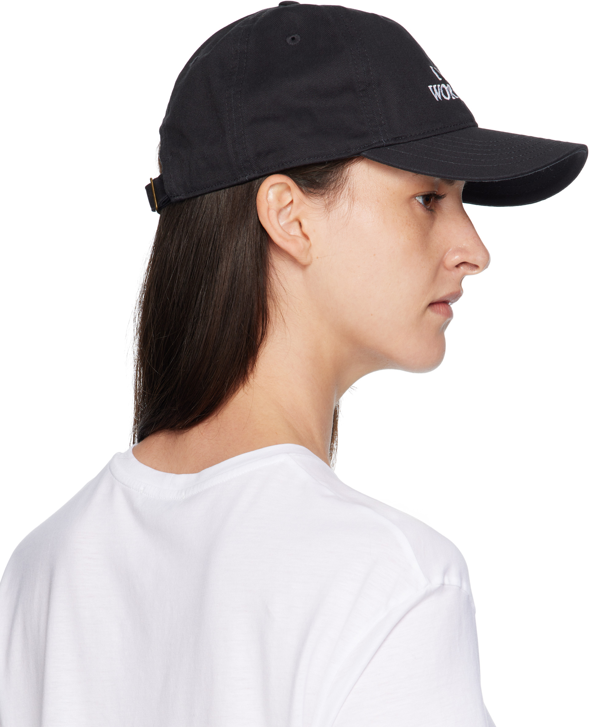 IDEA - Black 'SORRY I DON'T WORK HERE' Cap