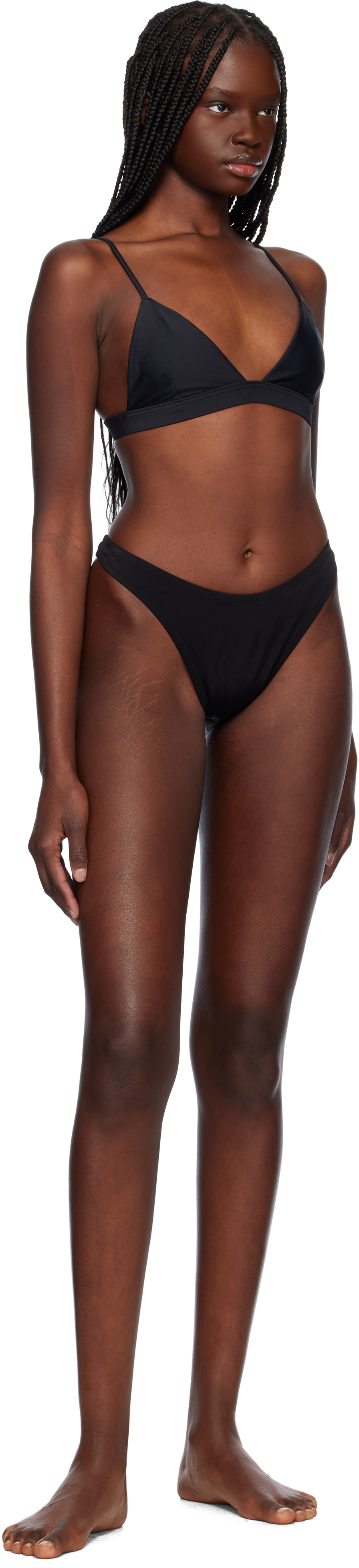 CDLP - Haut de bikini triangle noir