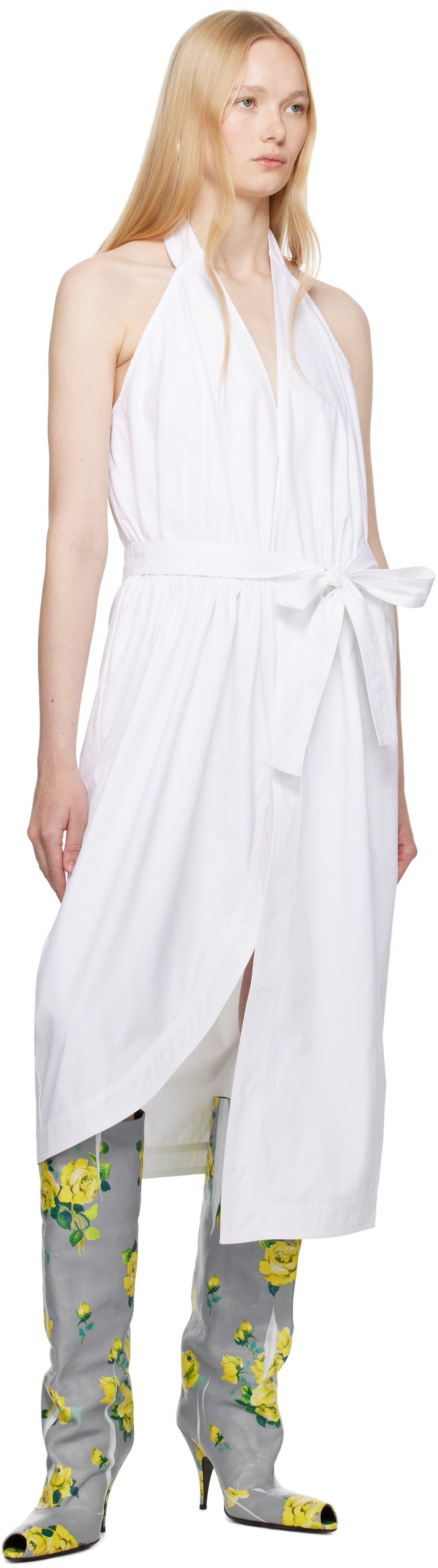 16Arlington - Robe midi Vitalia blanche