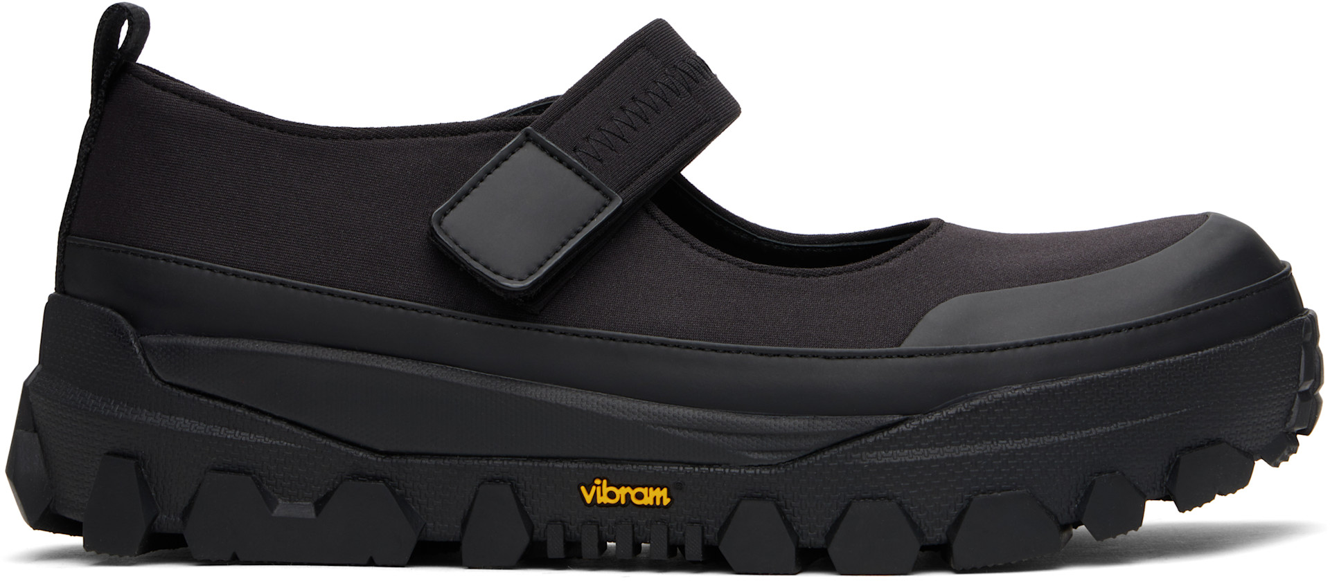 amomento Vibram Mary Jane メリージェーン　US5 AMOMENTO: Black Vibram Mary Jane Ballerina Flats | SSENSE