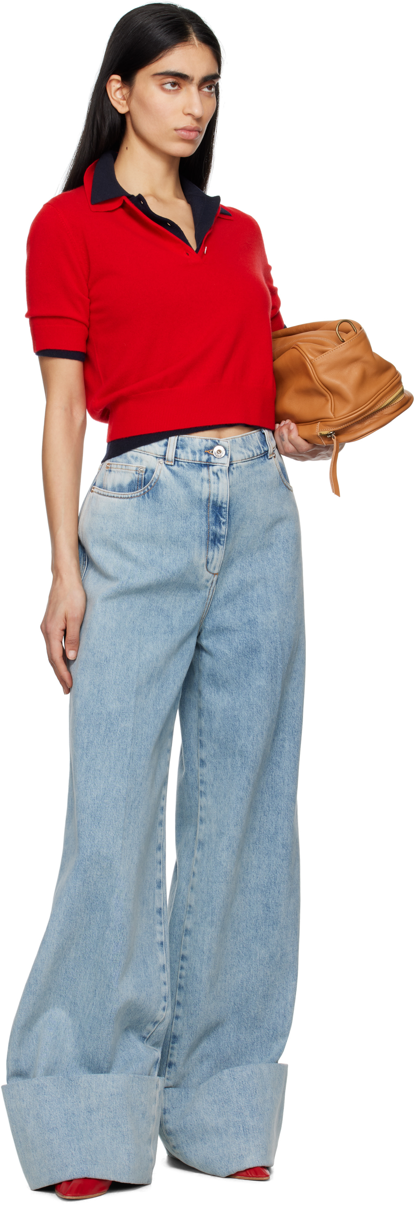 arch4 - Polo Caitlin rouge