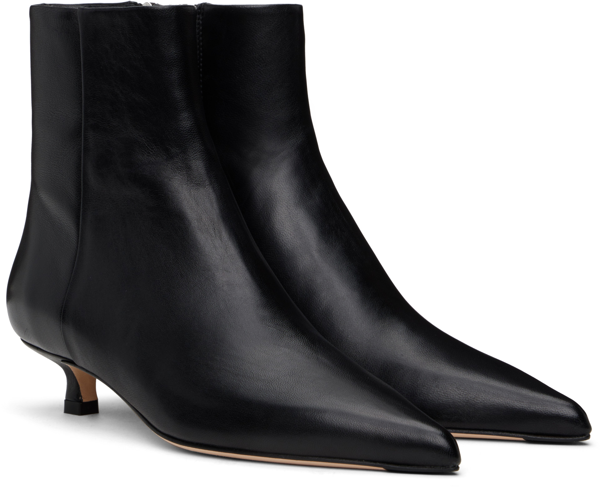 Aeyde - Black Sofie Leather Ankle Boots