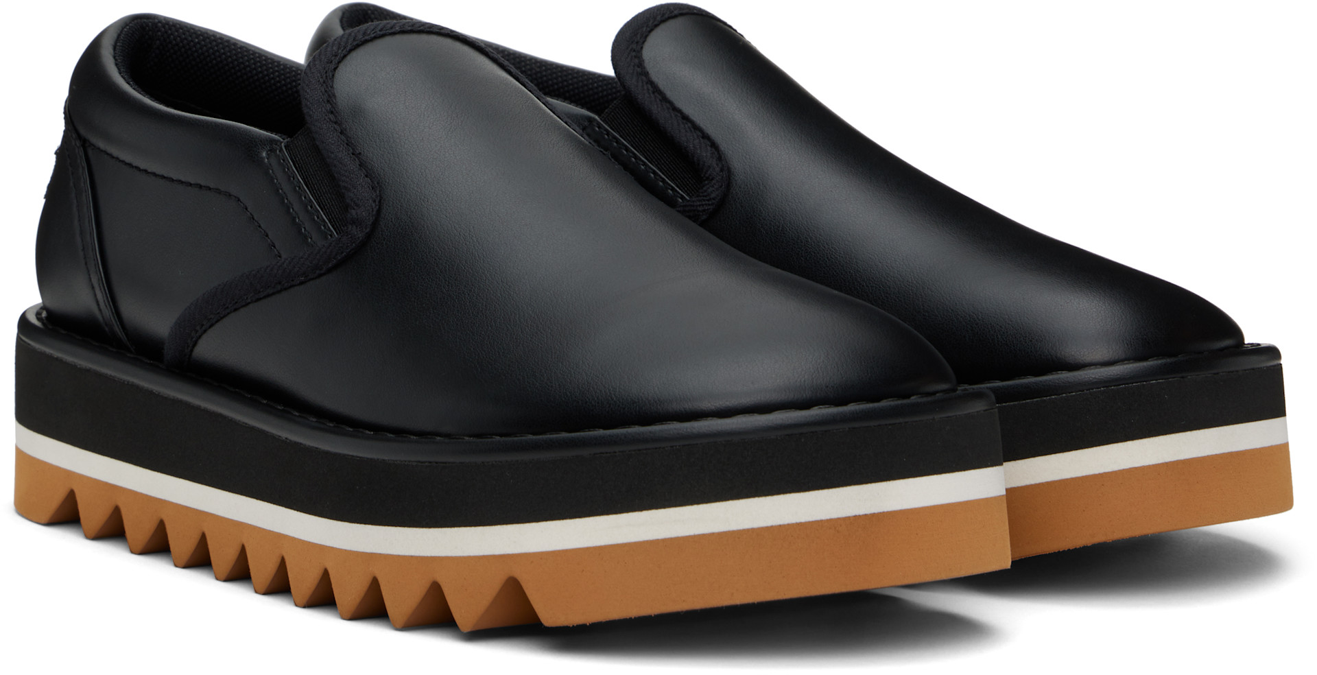 Stella McCartney: ブラック Sneak-Elyse プラットフォーム スニーカー 
