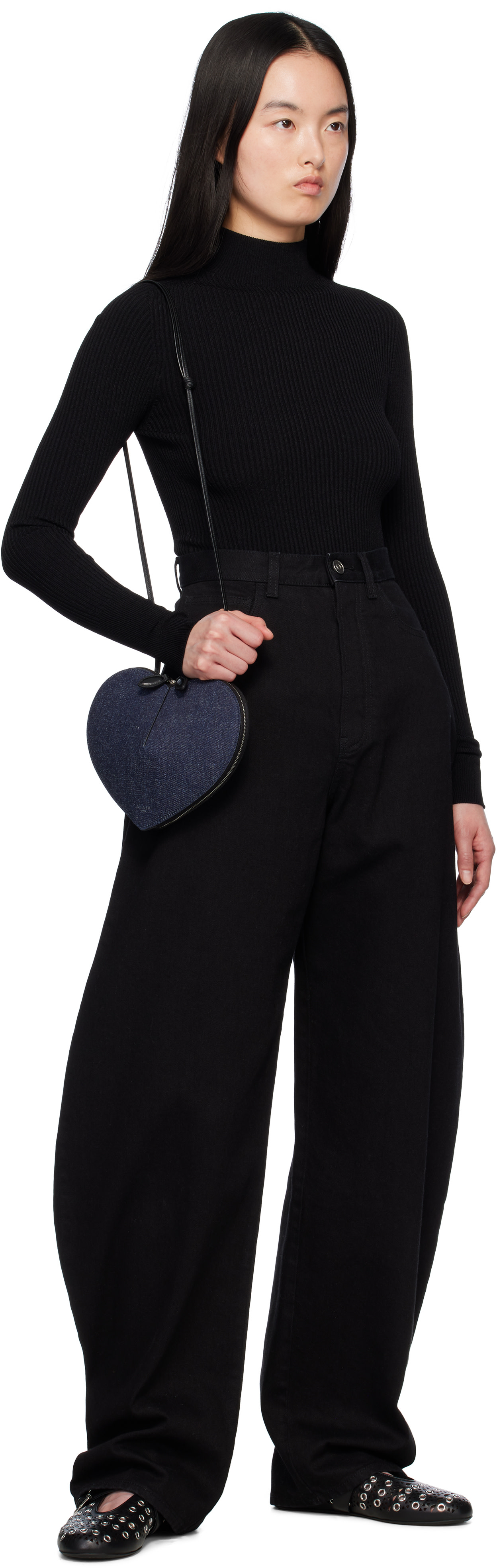 ALAÏA - Sac 'Le cœur' bleu