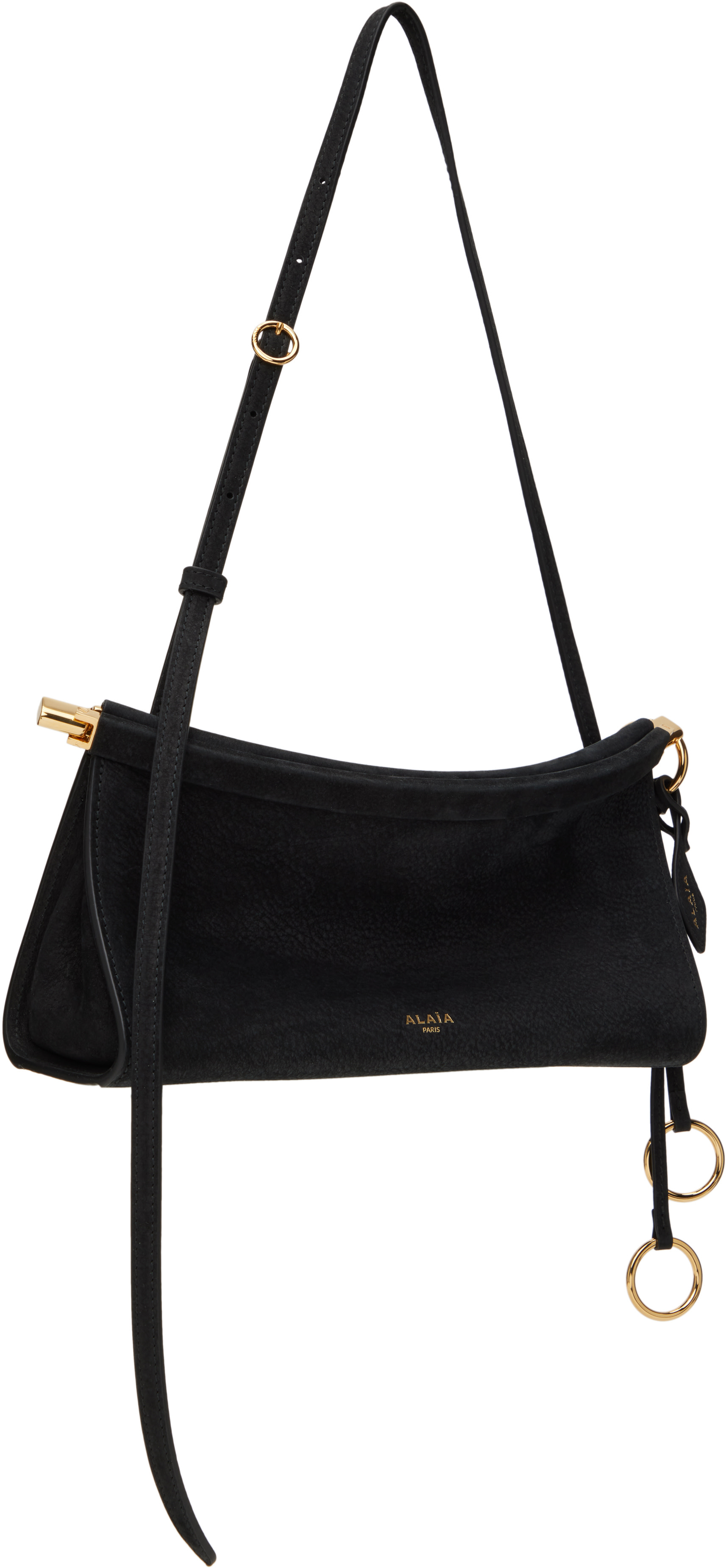 ALAÏA - Petit sac horizontal 'Le click' noir