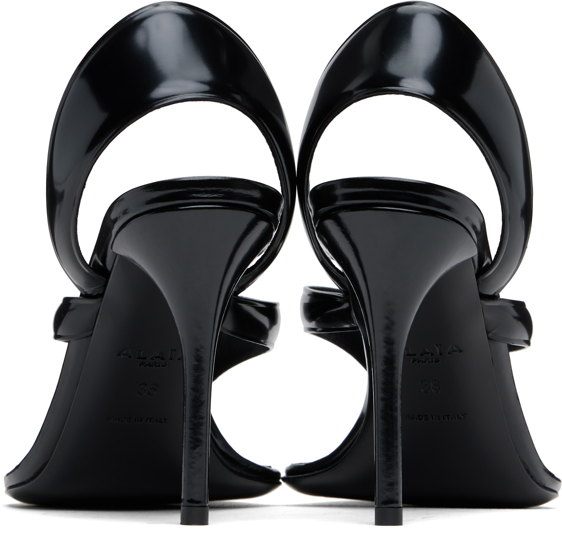 Sandals alaia サンダル ALA A チャイナブルー スエード製 フィッシュネットサンダル サイズ 26 JP